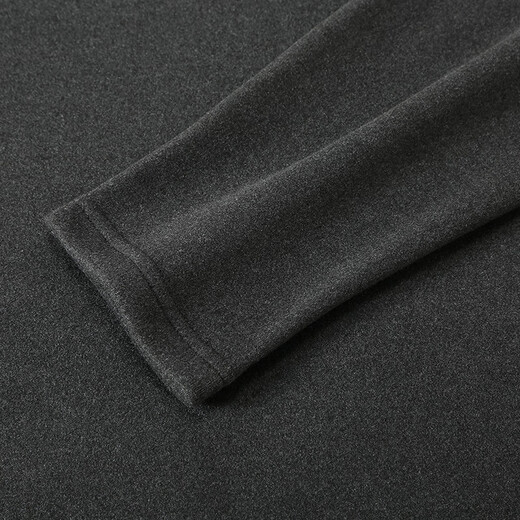 Langsha mid-high collar thermal top men's new velvet thickened bottoming slim linen sweatshirt cold-proof underwear autumn clothing for men