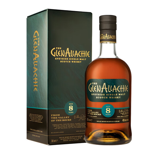 格兰纳里奇洋酒 苏格兰单一麦芽威士忌  原装进口 送礼 【2025WWA年度冠军】 格兰纳里奇8年 700mL 1瓶