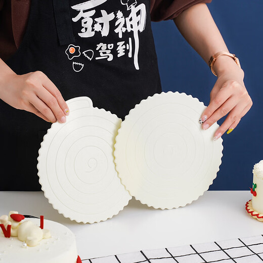 Monkey Dafu birthday cake base reusable pad cake base thickened 4-inch/6-inch/8-inch lace 10-inch gasket base