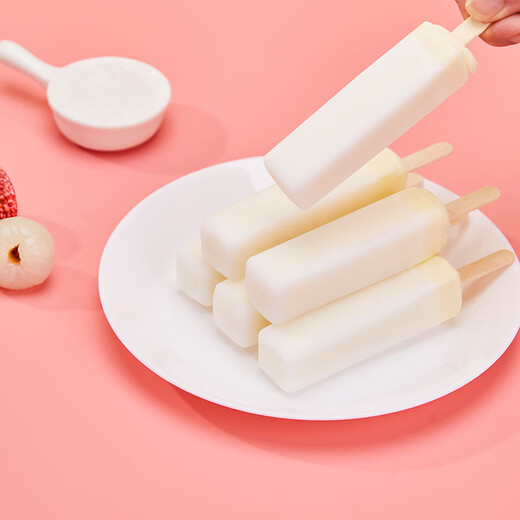 Meiji sea salt and lychee ice cream 46g*10 pieces in color box