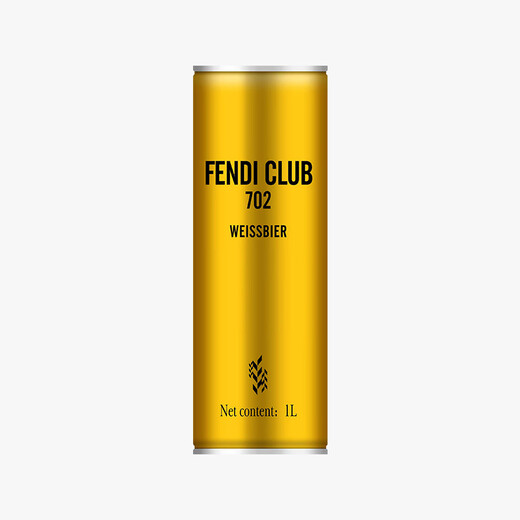 FENDI CLUB702 German wheat white beer 1000ml*6 cans 1 whole box of beer raw beer beer slurry beer German wheat white beer 1000mL 6 cans 6 cans 1 whole box of