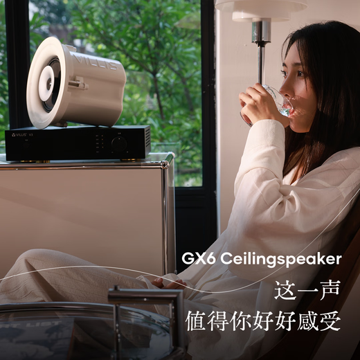 Villis GX6 Decken Sound Home Theatre 5.1 Wohnzimmer Hintergrund Musiksystem Deckenprojektor -Lautsprecher Eingebetteter Deckenlautsprecher Bluetooth -Verstärker Set GX6 White Single Fix Resistor
