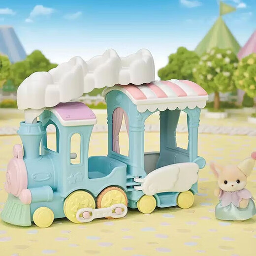 
Senbeier Family Soft Cloud Parade Train Set Playing House Girl Toy Doll Set Birthday Gifts Gifts to Girlfriend