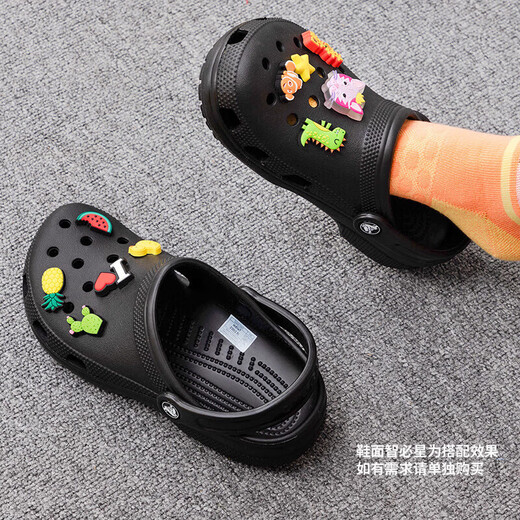 卡骆驰（crocs）洞洞鞋男女鞋经典Clog一脚蹬穿休闲鞋沙滩凉拖鞋10001TZ