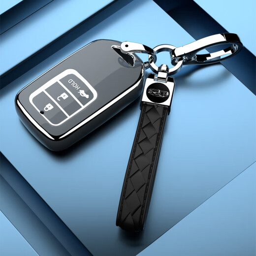 宰搂适用本田九代雅阁钥匙套9.5代汽车装饰九代半保护壳豪华版SN9716S A款3键/星空灰单壳+品质双扣 本田雅阁9代