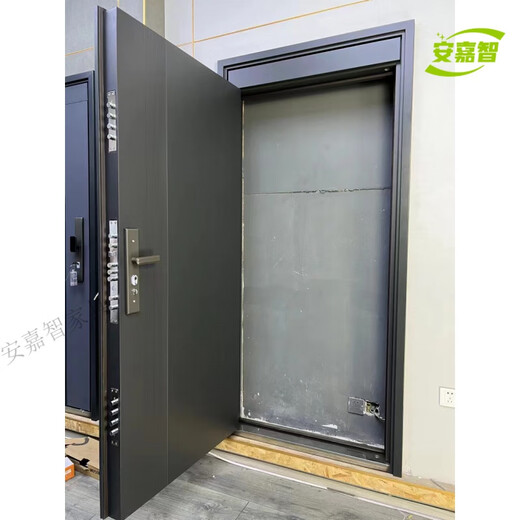 妙普乐浙江永康防盗门家用别墅大门进户门子母门入户安全门智能密码门业 机械锁单门外包边外右开 1970x860mm