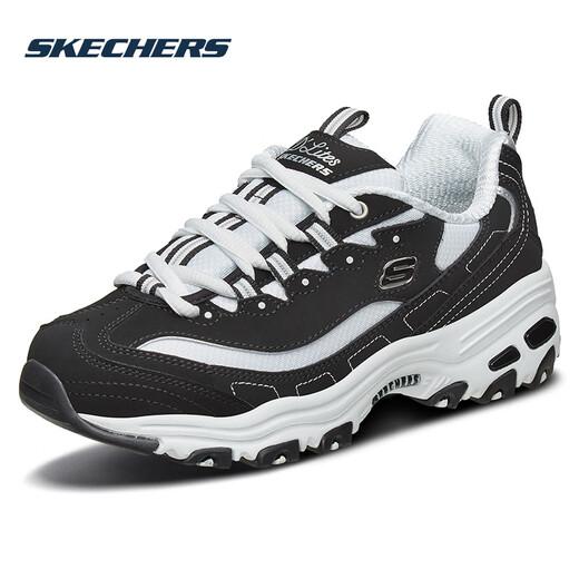 Skechers Panda Shoes Women's Thick Soled Casual Shoes Cushioned Sports Shoes Breathable Dad Shoes 8