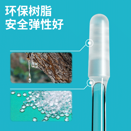 Yijan (Yijan) Ohrenspeicherungslöffel klebriger Ohr-Piercing-Artefakt-Ohr-Piercing-Löffel Safer klebriger Baumwoll-Tupfer-Kinderohr für 24 kleine Stücke