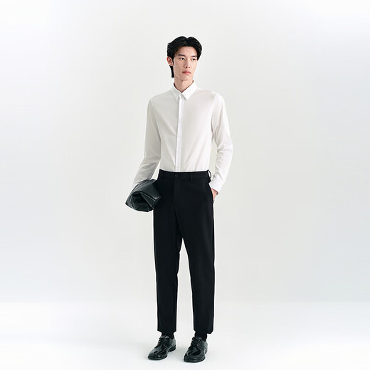 Chemise pour hommes Peacebird Slim Fit à la mode Svenic Shirt White (Slim Fit) xxxl