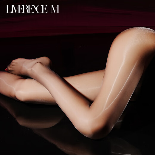 Lai Mi Runsi Cherry Jelly Stockings Ultra-Thin Seamless Split Crotch Silky Smooth No-Take Off Sexy Temptation Women's Stockings Light Black L