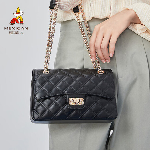 Scarecrow bag women's bag 2025 new shoulder crossbody bag light luxury rhombus bag gift box birthday gift for girlfriend and wife