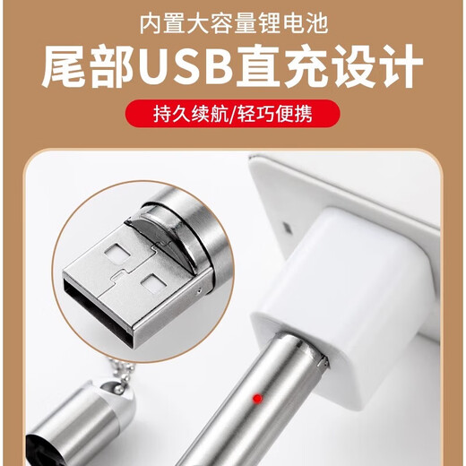 Spirit Pet Talk Funny Cat Laser Pen Cat Toy Funny Stick USB Charging Self-Happling Funny Cat Toy Pet Infrared Laser Light