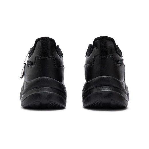 361 Women's Autumn and Winter Sports Shoes Leather Furred Warm Thick-soled Casual Running Cotton Shoes Women 682442234B-4