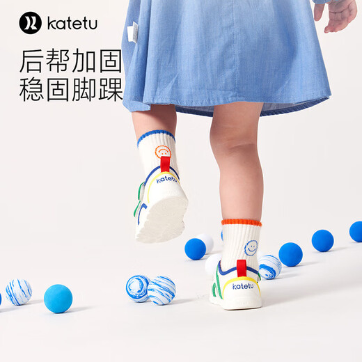 卡特兔学步鞋婴儿童鞋1-3岁幼儿园室内鞋网面透气机能鞋喵喵鞋子X2CE022