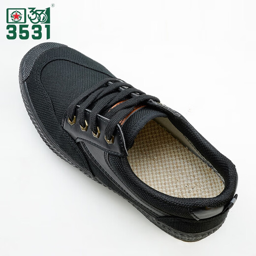 3531 zapatos de liberación negros de corte bajo para hombres, zapatos de senderismo antiolor de lino, zapatos de lona para trabajadores migrantes, zapatos de protección laboral antideslizantes para obras de construcción, zapatos de granja, zapatos negros bajos de entrenamiento de combate 39