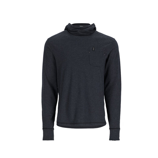 
SIMMS hooded shirt men's spring and summer sun protection clothes INTRUDER long-sleeved fishing sun protection clothes casual top comfortable and breathable PG-13570 hooded jacket black S
