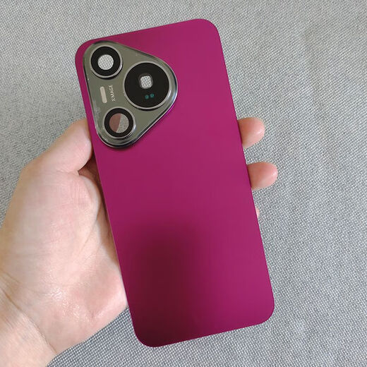 Suitable for Huawei Pura70 back cover glass Pura70Pro to replace the original back shell mobile phone battery cover back screen Pura70pro feather sand black back cover with adhesive + heat dissipation sticker