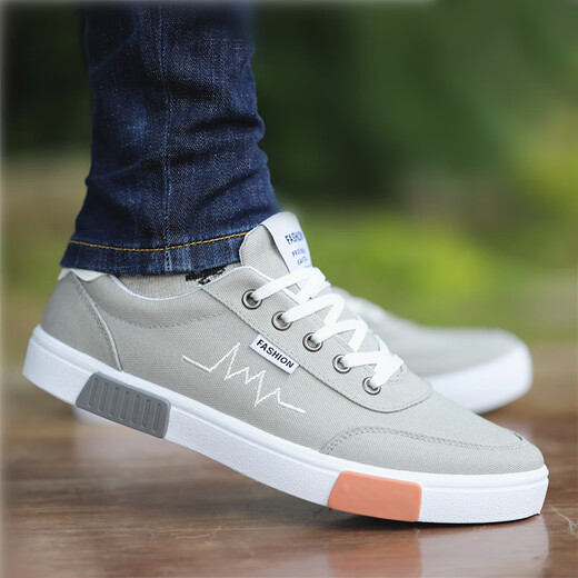 
Raft core men's shoes 2023 canvas shoes summer new breathable men's casual shoes versatile sports shoes shoes old Beijing cloth shoes 6636 gold canvas 39