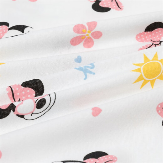Disney Children's Clothing Boys 'T-Shirt Disney Baby Serie Cartoon Komfortable atmungsaktive kurzärmelige T-Shirt 212S1502 Weißer Hintergrund Reis 140