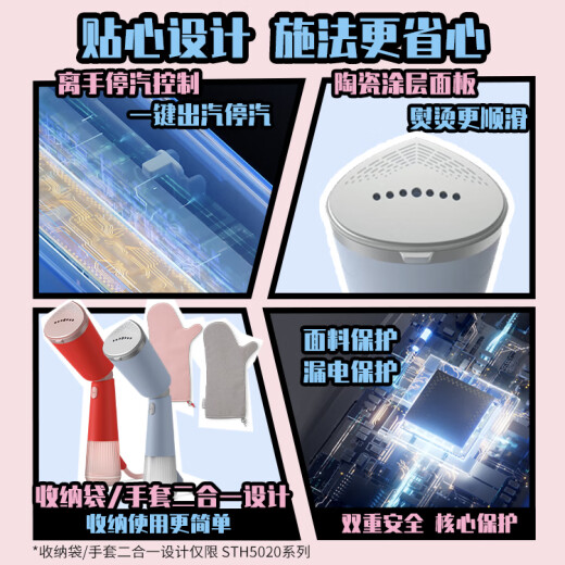 Philips (PHILIPS) [National Subsidy] Hanging Machine for Home Small Foldable Small Travel Artifact Powerful Supercharged Hanging Machine Xiaobai Magic Stick STH5010/70
