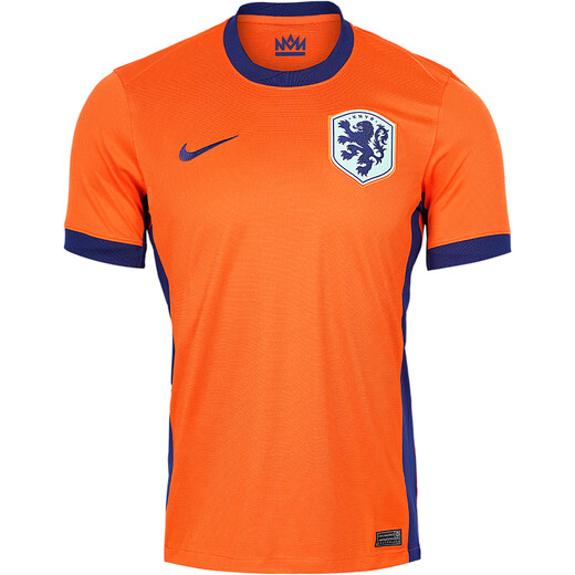 Nike (Nike) 24/25 Jersey de saison néerlandaise des ventilateurs de la Coupe d'Europe Version T-shirt à manches courtes Football Football Men FJ4276-819 Orange FJ4276-819 Board léger sans police L
