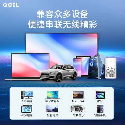 
GEIL Jinbang 1TB Type-C USB3.2 solid-state USB drive, speed reading 1050MB/s, high-speed dual-interface mobile phone USB drive, large-capacity office USB drive, GP1000 series