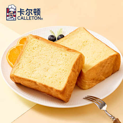 卡尔顿（Calleton）厚切牛乳黄油吐司早餐面包糕点心下午茶休闲零食超一斤600g