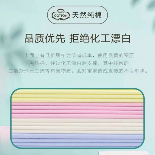 Chuangjingyi wählt Neugeborene Baby Gaze Windel Kinderbabywindelwindel Pad CAN Waschen Senf Samen Neugeborene Jiezibao gemischte Farbe One Pack [10 Stück] 45*45 cm 0 Stücke m