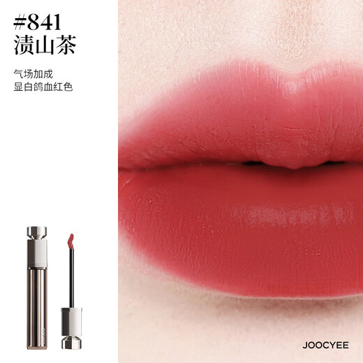 Fermented water essence mirror lip glaze collagen moisturizing and transparent nude color pouting lip cream lip gloss matte matte lip glaze 838 thin red beans