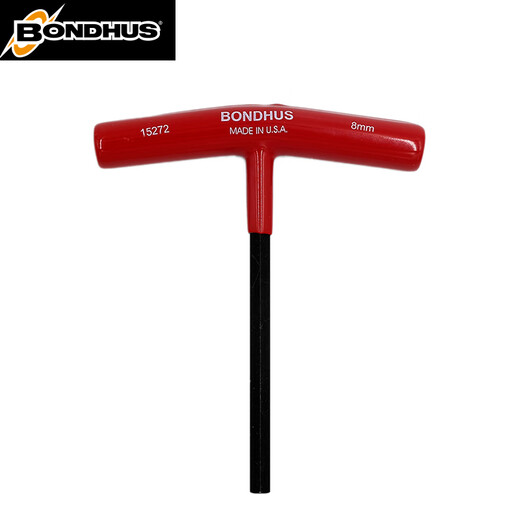 BONDHUS metric T-shaped flat head hexagon wrench 3/5/6mm hexagon screwdriver 2.5mm length 152mm15254