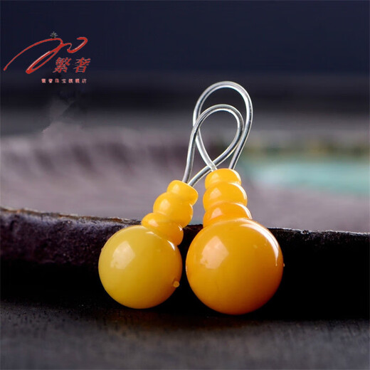 Luxurious beeswax three-way Buddha head, raw stone with beads, Russian material, star and moon Bodhi Vajra accessories, beeswax bracelet, top bead, three-way Buddha head 10mm