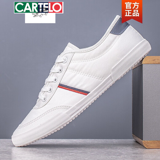 
CARTELO 2025 summer British canvas shoes men's breathable cloth shoes versatile white shoes men's shoes spring casual shoes