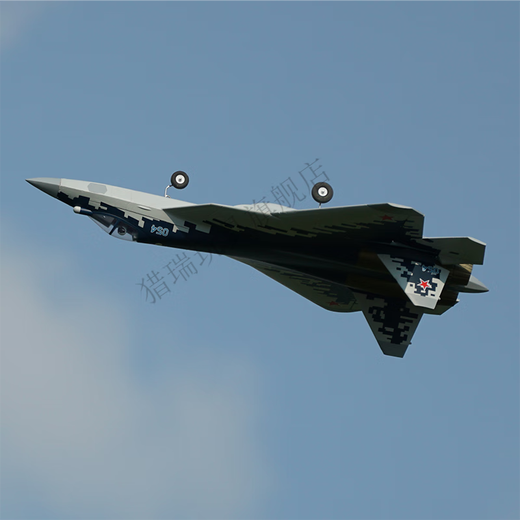 猎瑞双40mmSu-57双发涵道战斗机电动航模飞机固定翼遥控飞机 PNP(不含遥控器、接收机和电池)