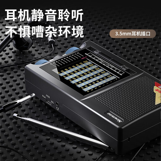 Newmine T-6629 Radio para que los ancianos cobren mini mini de audio pequeño de la operación Radio Revisión de la radio Walkman Examen de ingreso de Walkman English English CET-4 y CET-6 Player La radio portátil [la operación de edad avanzada es simple]