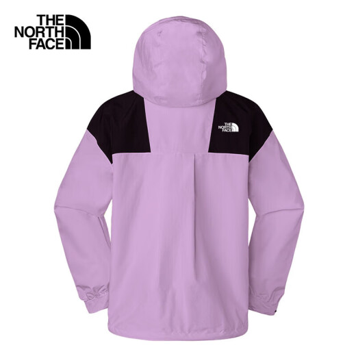 TheNorthFace North Windproof Jacket Women's Spring New Outdoor Sports Leisure Jacket Waterproof Breathable Contrast Color Hooded Jacket PO2/Purple XL/170
