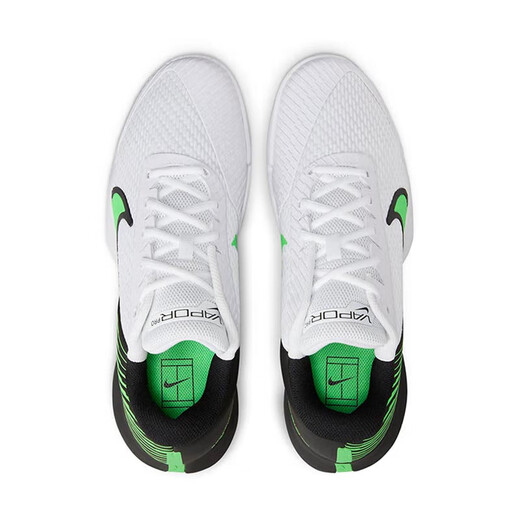 Nike Nike Tennis Shoes Мужские Zoom Woom Vapor Nadal Federer Профессиональные кроссовки износостойкие и не скользящие DR6191-105 Черные и зеленые мужчины 42,5 27 см.