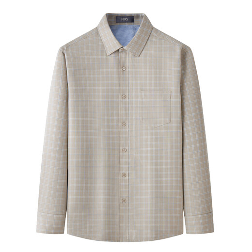 Shanshan high-density velvet long-sleeved shirt for men in autumn and winter, thickened, warm and skin-friendly, business casual plaid shirt