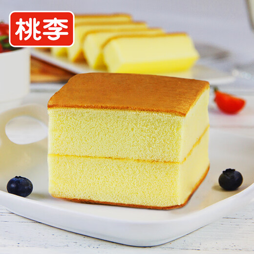 桃李纯蛋糕 营养早餐食品手撕面包口袋吐司休闲零食办公室早餐蛋糕 原味720g