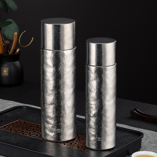 Heenoor pure titanium thermos cup stewed teapot outdoor travel portable home tea cup XN-T355 Yunhai Rime 420mL