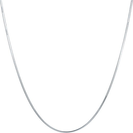 Saturday blessing platinum necklace snake bone chain PT950 platinum chain for women B058719 about 3.22g 45cm birthday gift