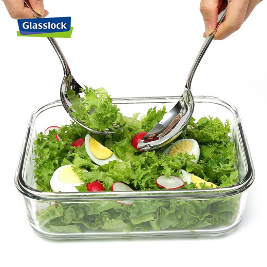 Shantou Lincun Glalok Corea de vidrio templado Caja de refrescos Rectangular Bento Box Box Bajón 695 ml
