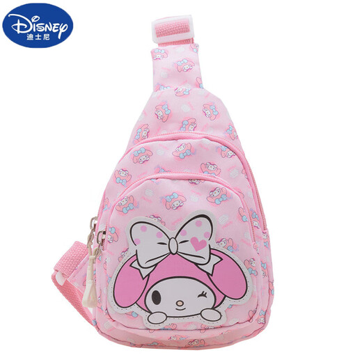 Disney Spring and Summer New Kulomi Children's Bag Casual Lightweight Chest Bag Melody Girl Crossbody Bag Travel Variety Bag 690# Blue Yugui Dog Large Size