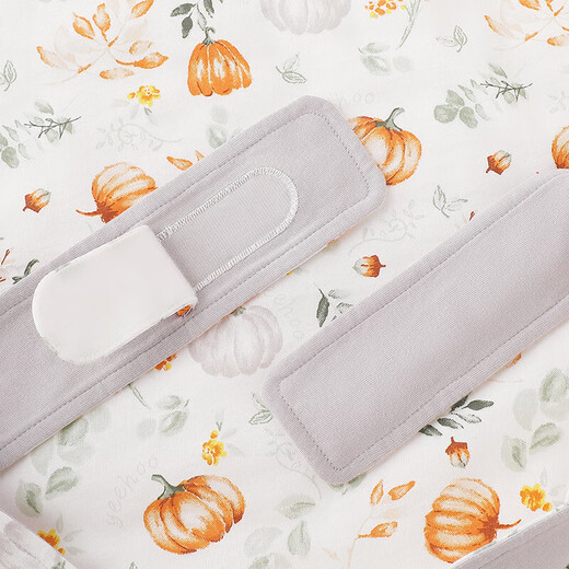 YEEHOO baby sleeping bag quilt newborn baby quilt 7A antibacterial newborn baby quilt warm, jump-proof, windproof and breathable Camellia Pumpkin-Four Seasons Recommended 18-22 90x90cm