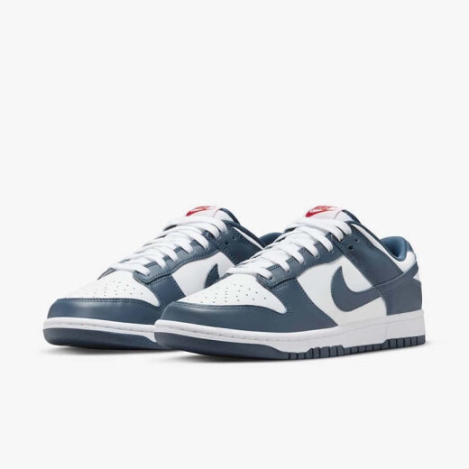 耐克（NIKE）鞋子男 Dunk Low Retro经典低帮男子休闲运动鞋轻便舒适复古板鞋 DD1391-400 白藏青 42