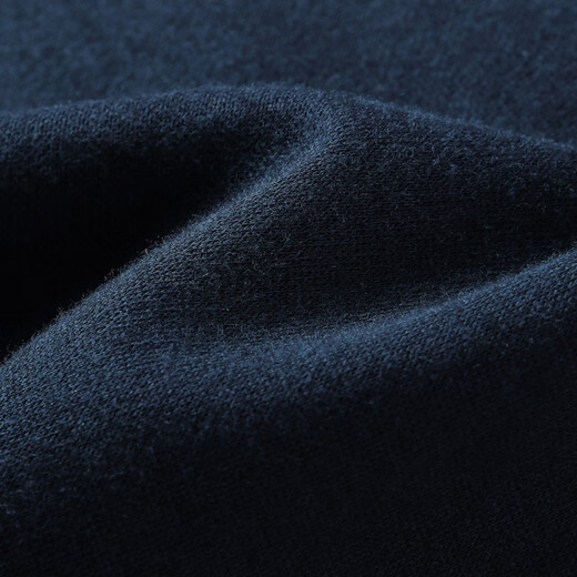 YOUNGOR POLO shirt men's autumn long-sleeved POLO shirt wool jacquard fabric soft and comfortable shopping mall same style Navy YLYM515100FFA L