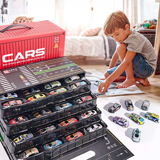 Crown Nest Kinderspielzeug Jungen Geburtstag Geschenk Alloy Auto Toy Car Model Puzzle Spielzeug Mädchen 3-6 Jahre alt