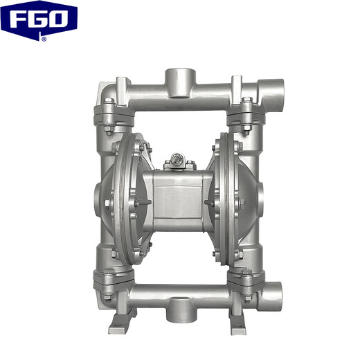 FGO pneumatic diaphragm pump aluminum alloy + Teflon diaphragm GTQBY-25LF DN25 flow rate 4m3/h