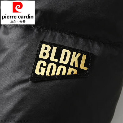 皮尔卡丹黑金棉服男士冬季短款加厚情侣款面包服零下40极寒保暖连帽外套 681黑色 男女同款 L 【125-145斤】