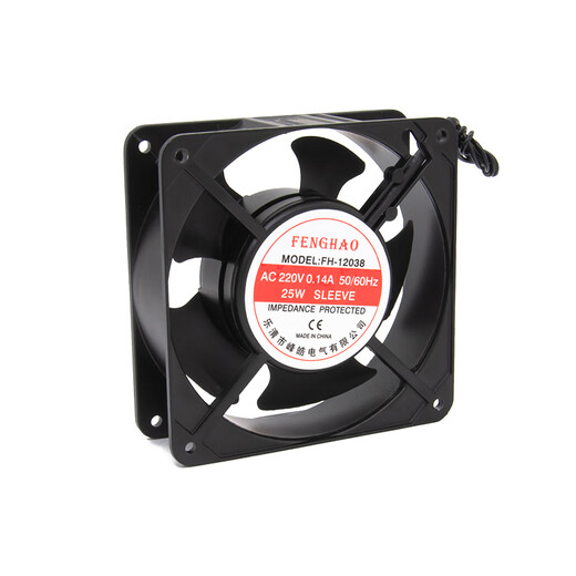 
XMSJ small axial flow fan 12038 CNC machine tool KTV industrial frequency box cabinet welding fan 220V 15051/220V