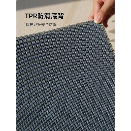 Fish and tiger floor mat living room new style bedroom side mat living room floor mat French cream style floor mat Qianyi-12189 180cm*280cm ring velvet